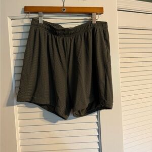 Nice Laundry Olive Lounge Athletic Shorts